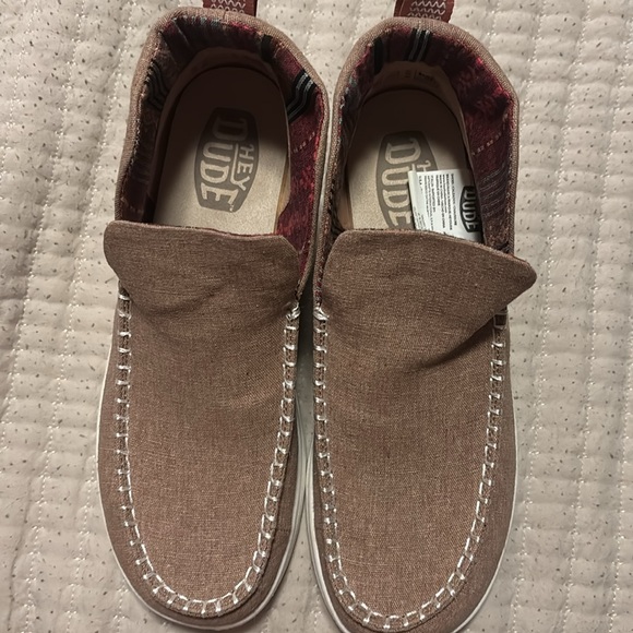 Hey Dude Women's Tan Slip-On Shoes - Picture 4 of 5